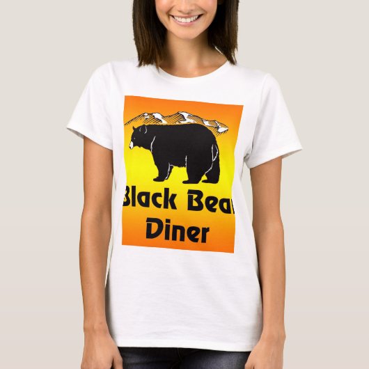 Zwart Beer Diner T-shirt (Voorkant)