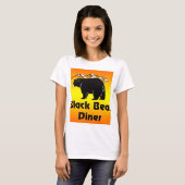 Zwart Beer Diner T-shirt (Voorkant volledig)