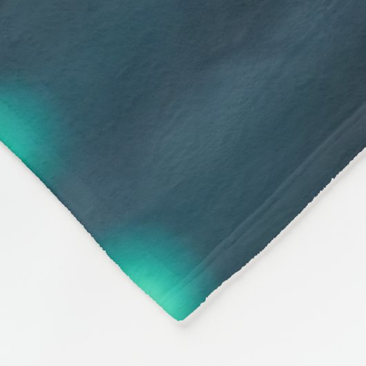 Zwart Beer en Aurora Art Fleece Deken (Hoek)