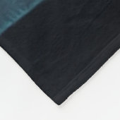 Zwart Beer en Aurora Art Fleece Deken (Hoek)