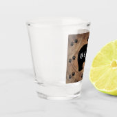 Zwart Beer en Beer poten Shot Glas (Links)