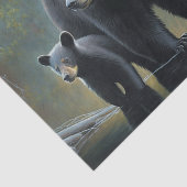 Zwart Beer en kubussen Tissuepapier (Detail)