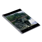 Zwart Beer- en natuurmeer Notitieboek (Rechterzijde)