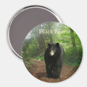 ZWART BEER Forest Natuur Magnet (Voorkant / Achterkant)