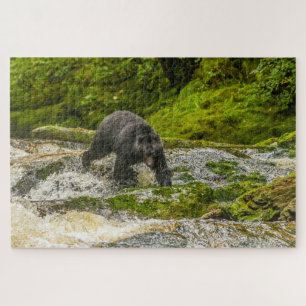 Zwart Beer Gevist   Qua Creek British Columbia Legpuzzel