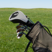 Zwart Beer gezicht Golfheadcover (Insitu)