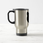 Zwart Beer gezicht Reisbeker (Links)