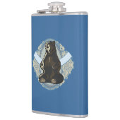 Zwart beer heupfles (Links)