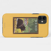 Zwart Beer in de bosbouw - Bot, oregon Case-Mate iPhone Case (Achterkant (horizontaal))