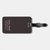 Zwart Beer in de bosbouw - Idaho Bagagelabel (Achterkant horizontaal)