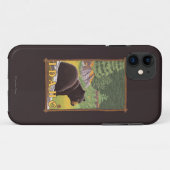Zwart Beer in de bosbouw - Idaho Case-Mate iPhone Case (Achterkant (horizontaal))