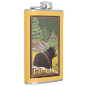 Zwart Beer in de bosbouw - Idaho Heupfles (Rechts)