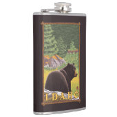 Zwart Beer in de bosbouw - Idaho Heupfles (Rechts)