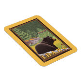 Zwart Beer in de bosbouw - Idaho Magneet (Rechterzijde)