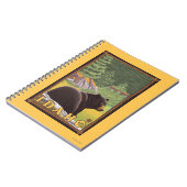 Zwart Beer in de bosbouw - Idaho Notitieboek (Linkerzijde)