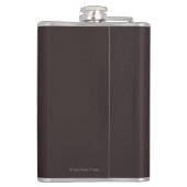 Zwart Beer in de bosbouw - Mount Hood, Oregon Heupfles (Achterkant)