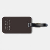 Zwart Beer in de bosbouw - Seward, Alaska Bagagelabel (Achterkant horizontaal)