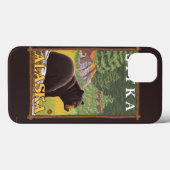 Zwart Beer in de bosbouw - Sitka, Alaska Case-Mate iPhone Case (Achterkant (horizontaal))