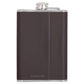 Zwart Beer in de bosbouw - Sitka, Alaska Heupfles (Achterkant)