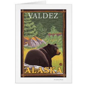 Zwart Beer in de bosbouw - Valdez, Alaska