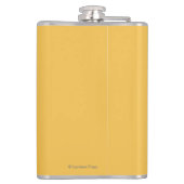 Zwart Beer in de bosbouw - Valdez, Alaska Heupfles (Achterkant)