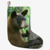 Zwart Beer in de Bossen Kleine Kerstsok (Voorkant)