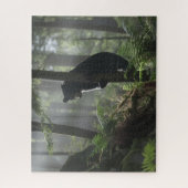 Zwart Beer in een boom Legpuzzel (Verticaal)
