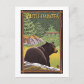 Zwart Beer in ForestSouth Dakota Briefkaart (Voorkant)