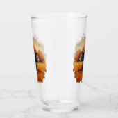 Zwart Beer in Herfstbos Glas (Rechts)