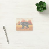 Zwart Beer in Herfstbos Post-it® Notes (Kantoor)