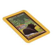 Zwart Beer in het bos - Mount Adams, Washington Magneet (Rechterzijde)