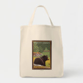 Zwart Beer in het bos - Mount Adams, Washington Tote Bag (Voorkant)