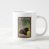 Zwart Beer in het bos - Mount Baker, Washington Grote Koffiekop (Rechts)