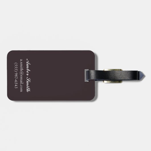 Zwart Beer in het bos - Petersburg, Alaska Bagagelabel (Achterkant horizontaal)