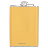 Zwart Beer in het bos - Petersburg, Alaska Heupfles (Achterkant)