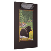 Zwart Beer in het bos - Washington Klembord (Rechts)