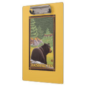 Zwart Beer in het bos - Washington Klembord (Links)