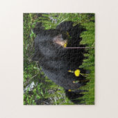 Zwart Beer Jigzaag Puzzle Legpuzzel (Verticaal)