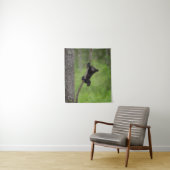 Zwart Beer Keuk op boomarm Wandkleed (In situ)