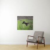 Zwart Beer Keuk op boomarm Wandkleed (In Situ (horizontaal))