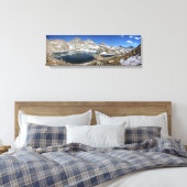 Zwart Beer Lake - Sierra Canvas Afdruk (Insitu (Slaapkamer))