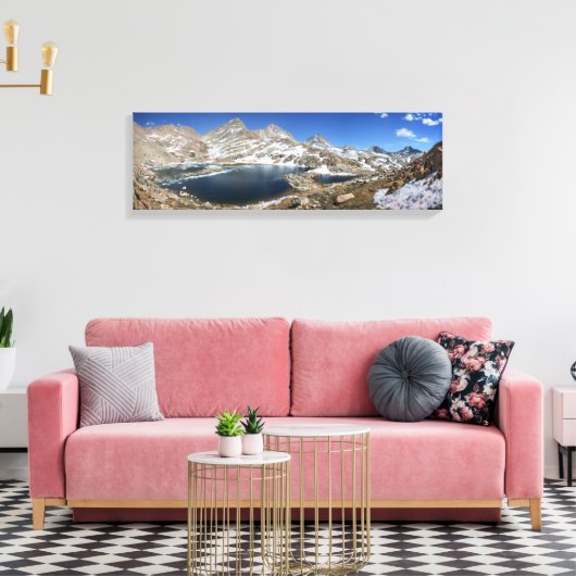 Zwart Beer Lake - Sierra Canvas Afdruk (Insitu (Woonkamer))