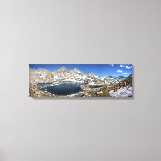 Zwart Beer Lake - Sierra Canvas Afdruk (Voorkant)