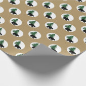 Zwart beer Land: verpakkingspapier Cadeaupapier (Hoek)