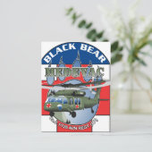 Zwart Beer Medivac briefkaart (Staand voorkant)