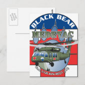 Zwart Beer Medivac briefkaart (Voorkant / Achterkant)
