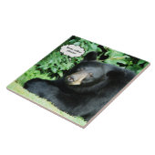 Zwart Beer - "Meer koffie alstublieft" Tegeltje (Zijkant)