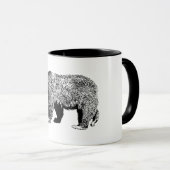 Zwart Beer Mok (Voorkant rechts)