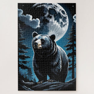 Zwart Beer Moon Legpuzzel