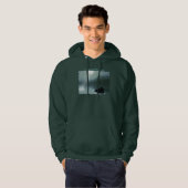 ZWART BEER & MOONLIGHT Winter Hoodie (Voorkant volledig)
